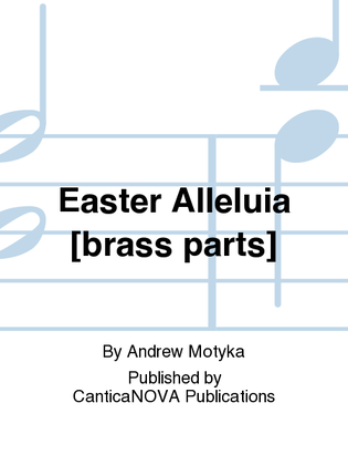 Book cover for Easter Alleluia [brass parts]