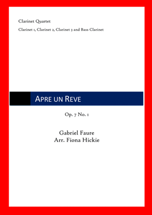 Book cover for Apres un Reve