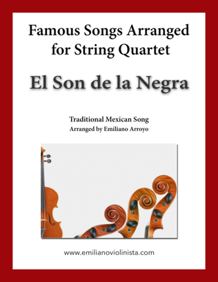 El Son de la Negra Mexican mariachi folk song for String Quartet