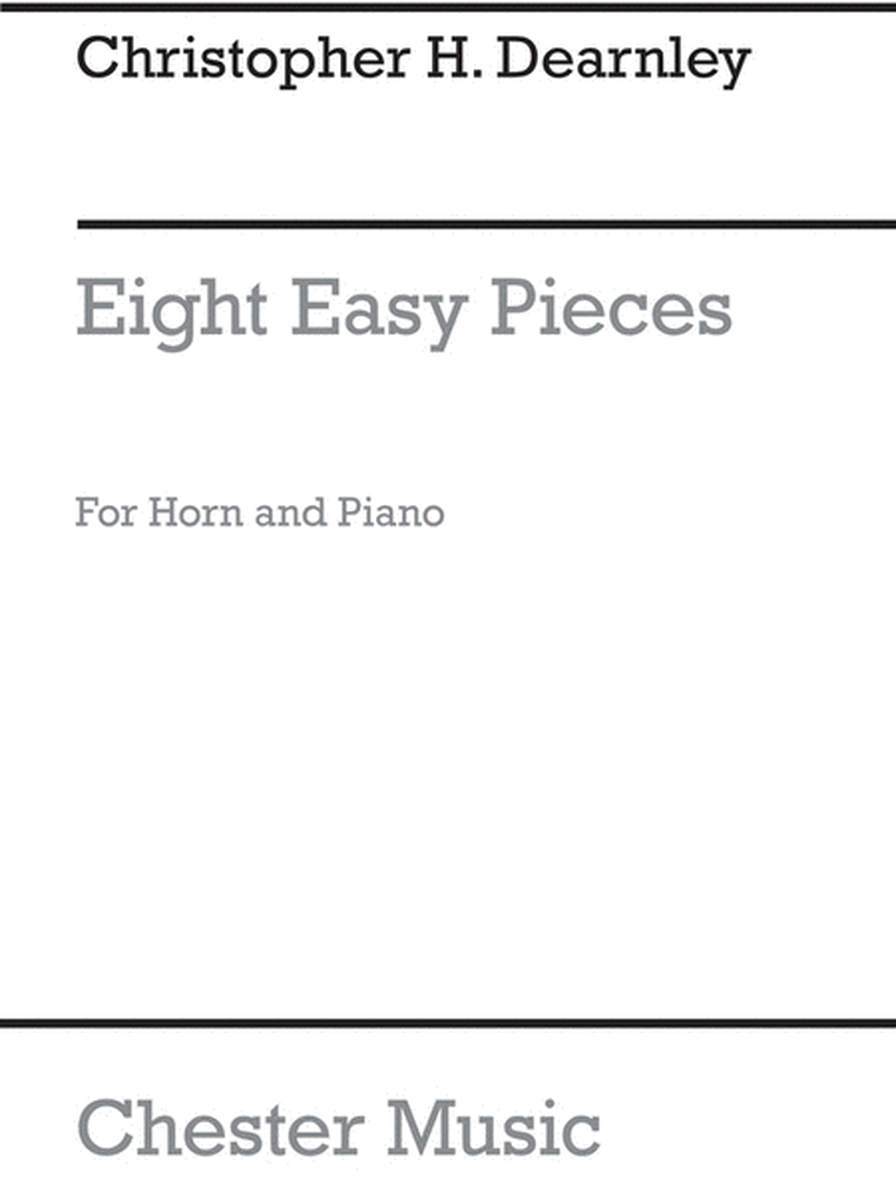 Dearnley - 8 Easy Pieces For Horn/Piano