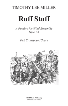 Book cover for Ruff Stuff: A Fanfare and Chorale for Wind Ensemble