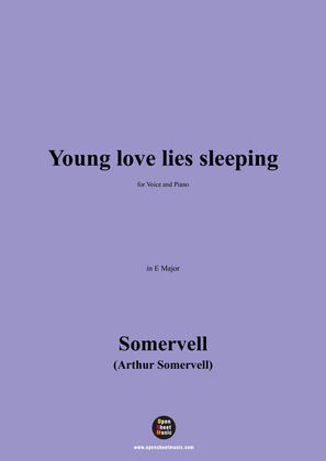 Somervell-Young love lies sleeping,in E Major