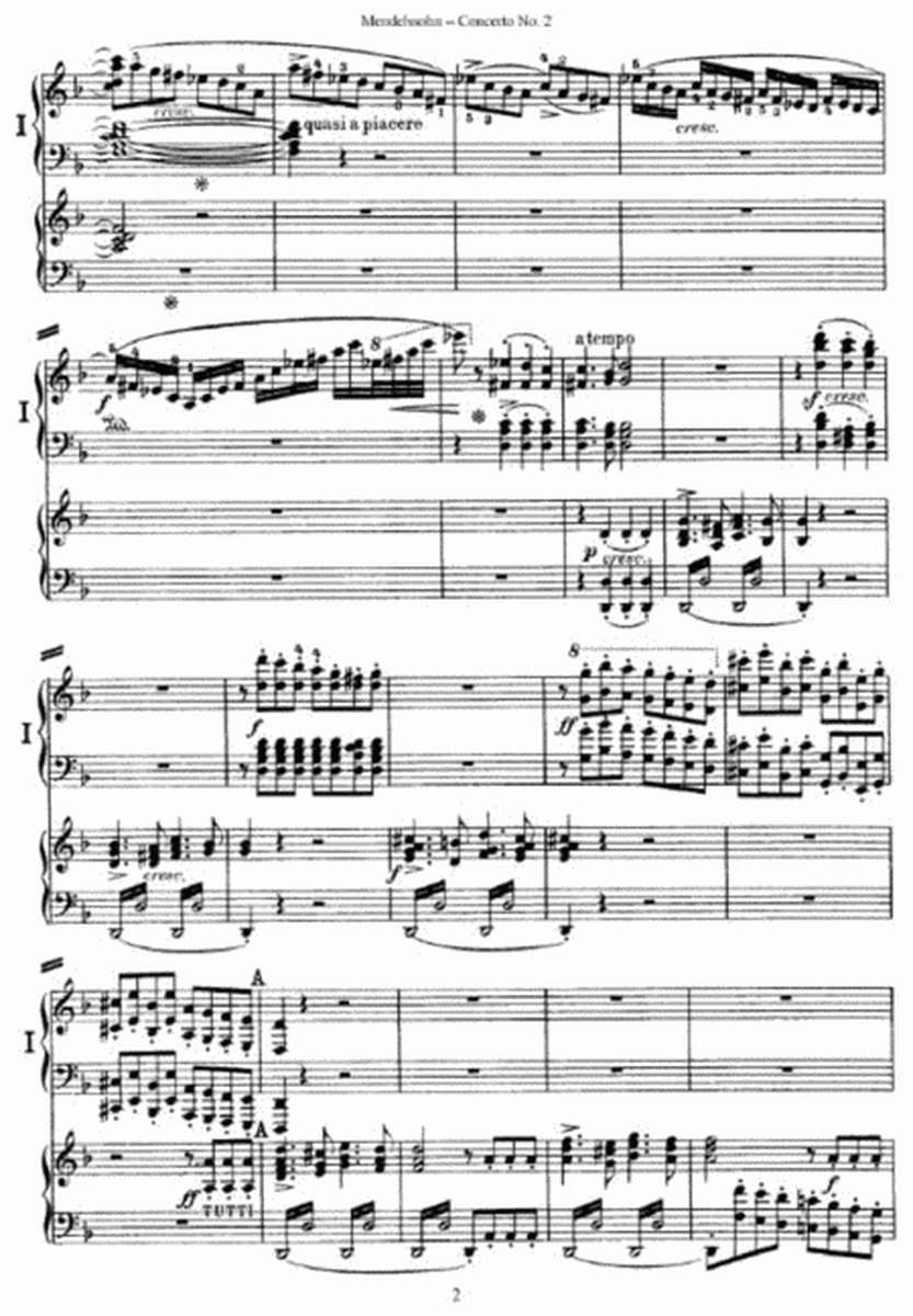 Mendelssohn - Concerto No. 2 in D Minor Op. 40