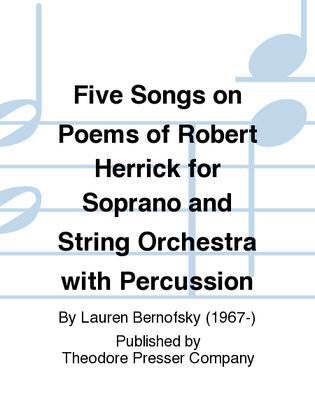 Five Songs On Poems Of Robert Herrick