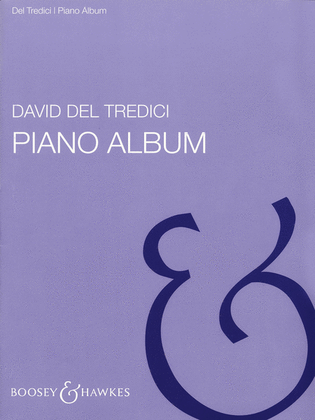 Book cover for David Del Tredici – Piano Album