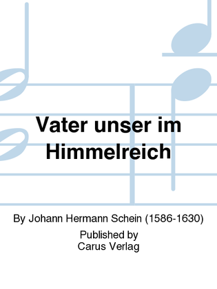 Book cover for The Lord's prayer (Vater unser, der du bist im Himmel)