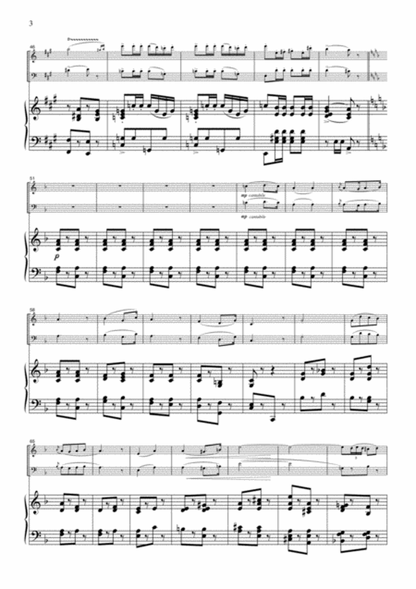 Bizet Prelude to Act 1 from Carmen, for piano trio, PB301