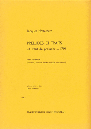Book cover for Preludes & Traits 1