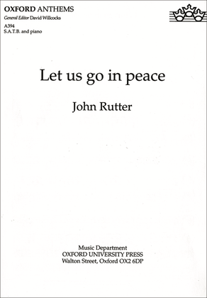 Book cover for Let us go in peace