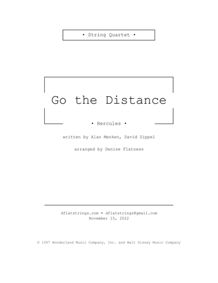 Book cover for Go The Distance