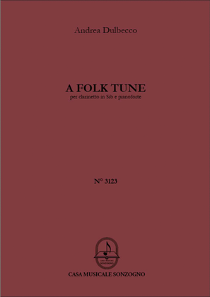 Book cover for A Folk Tune