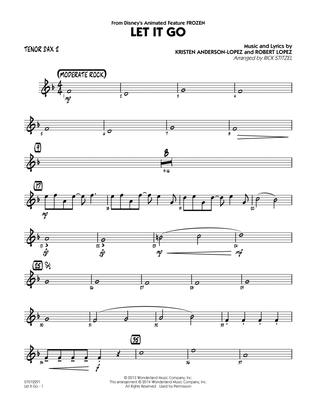 Book cover for Let It Go (from Frozen) - Tenor Sax 2