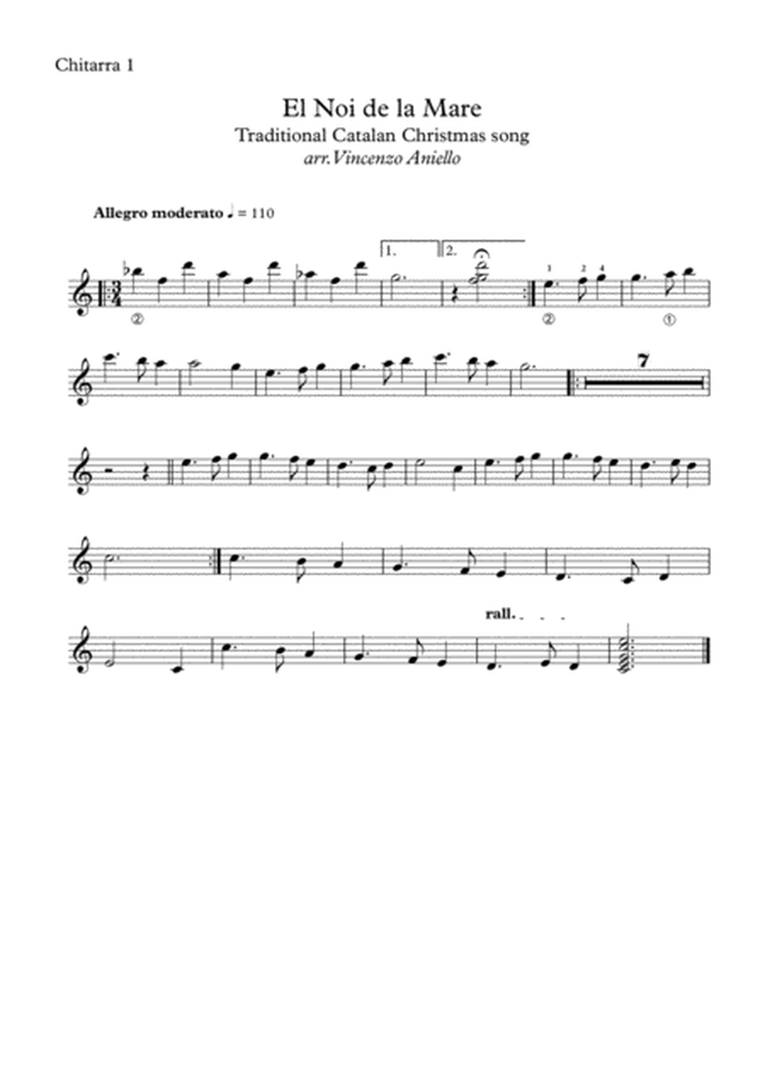 El Noi de la Mare (guitar ensemble) - Score Only image number null