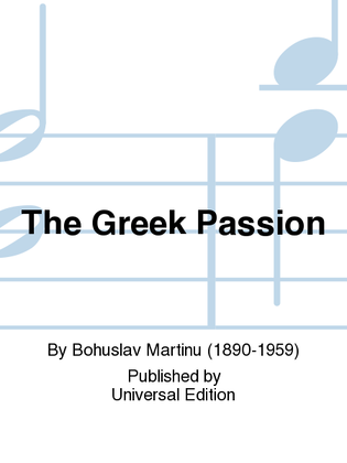 The Greek Passion