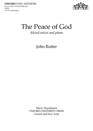 Book cover for The Peace Of God