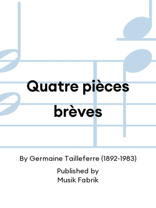 Quatre pièces brèves