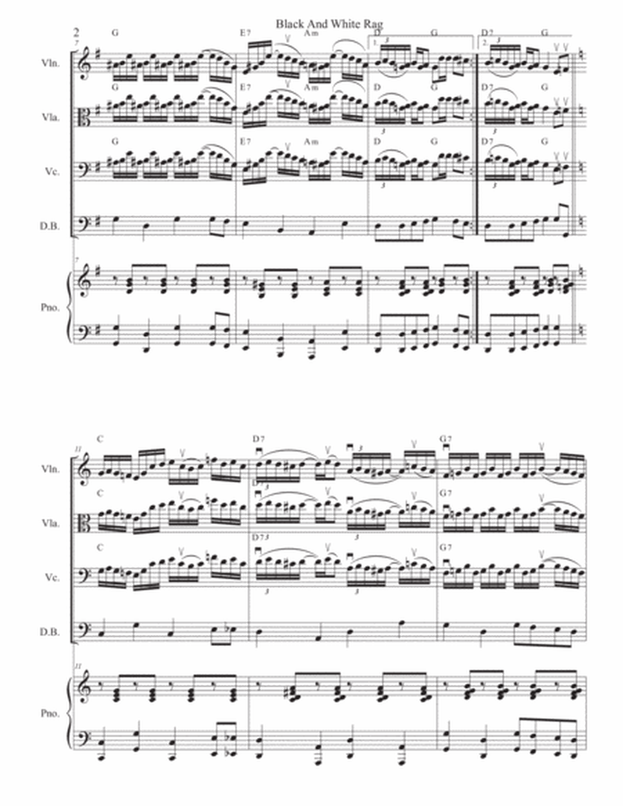 Dill Pickle Rag for Violin/viola/cello solo image number null