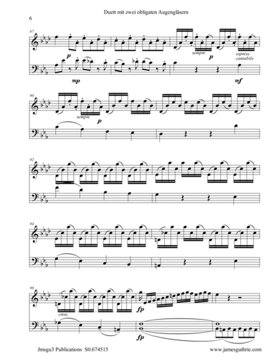 Beethoven: Duet WoO 32 for Alto Flute & Cello image number null