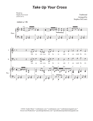 Take Up Your Cross (Vocal Quartet - (SATB)