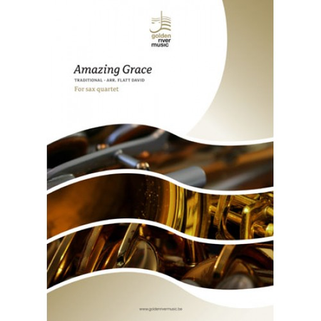 Amazing Grace for saxophone quartet