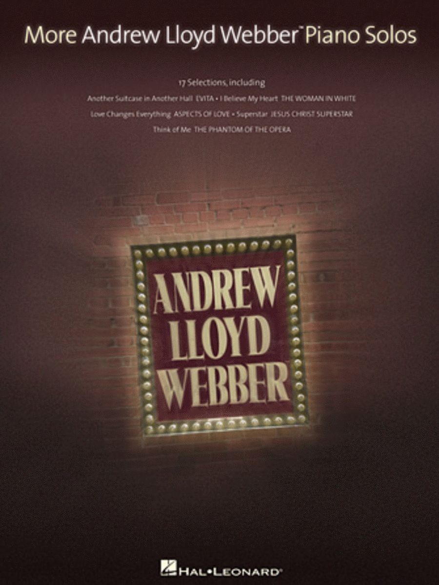 More Andrew Lloyd Webber Piano Solos