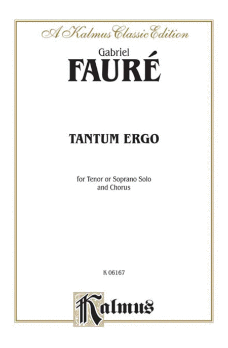 Tantum Ergo