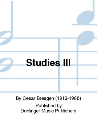 Book cover for Studies III
