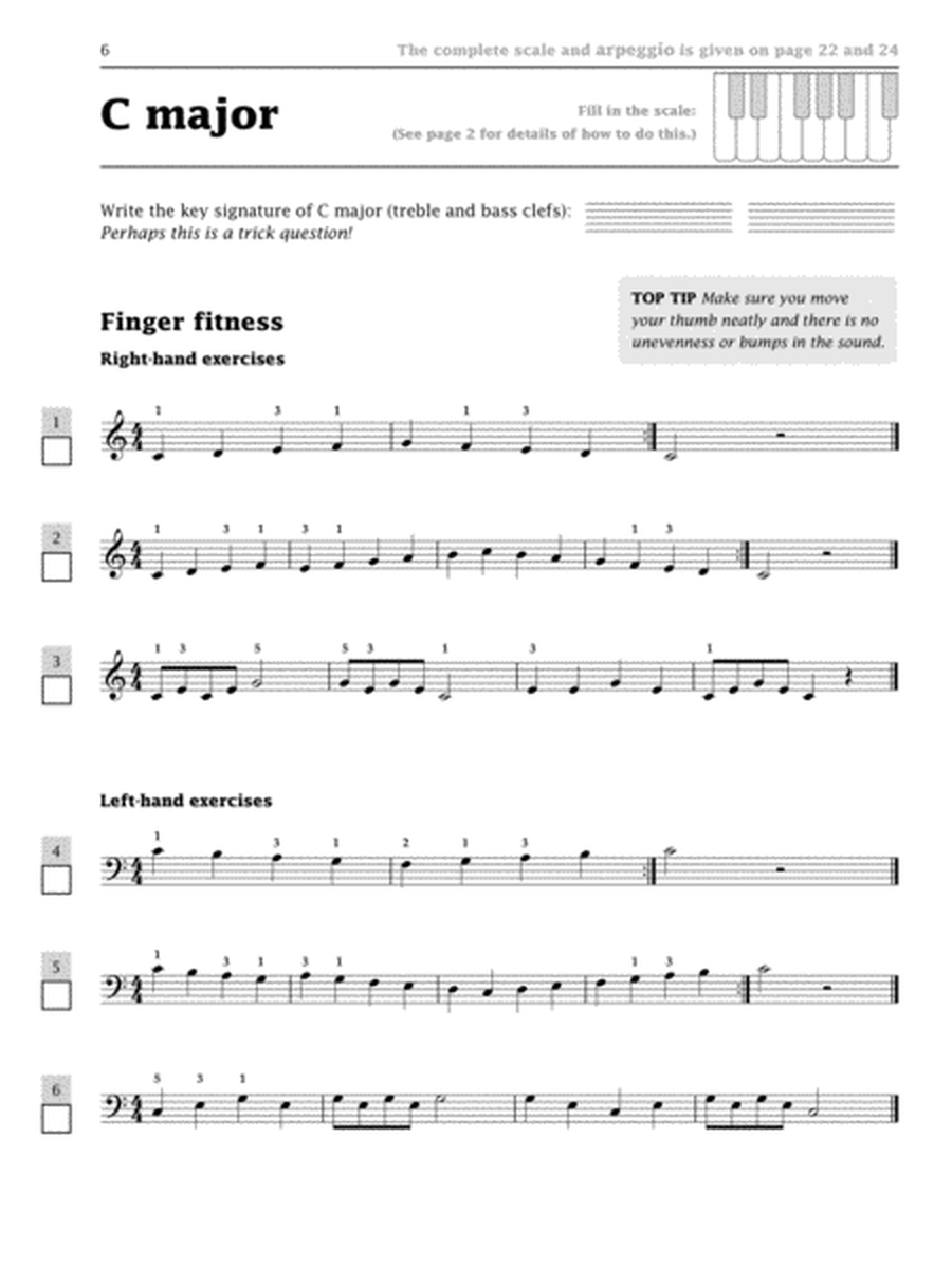 Improve your scales! Piano Initial Grade