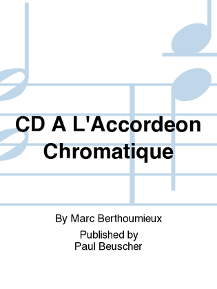 Book cover for CD A L'Accordeon Chromatique