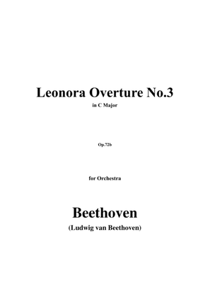 Book cover for Beethoven-Leonora Overture No.3,in C Major,Op.72b,for Orchestra