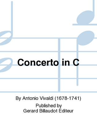 Book cover for Concerto in C