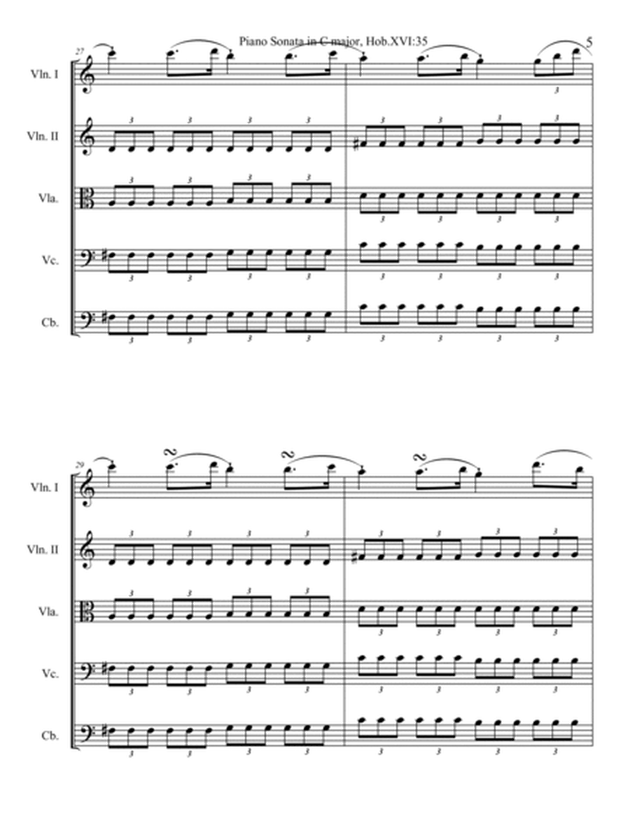 Piano Sonata in C major, Hob.XVI:35
