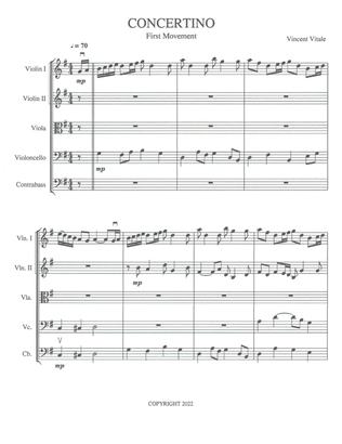 CONCERTINO (1st Movement)