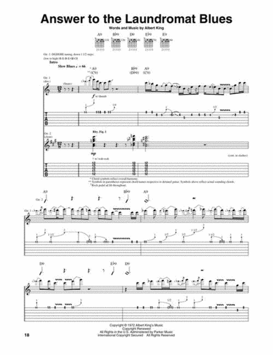 Blues Guitar Tab White Pages