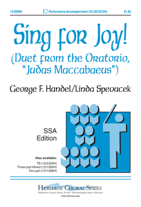 Book cover for Sing for Joy!