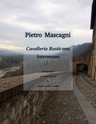 Book cover for Intermezzo from Cavalleria Rusticana - Clarinet Quartet