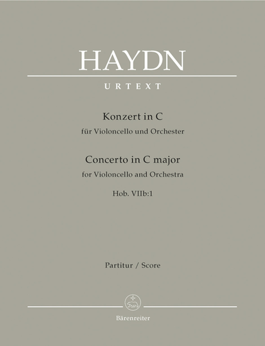 Concerto for Violoncello and Orchestra C major Hob. VIIb:1