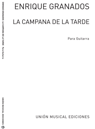 Book cover for La Campana De La Tarde De Bocetosfor Guitar