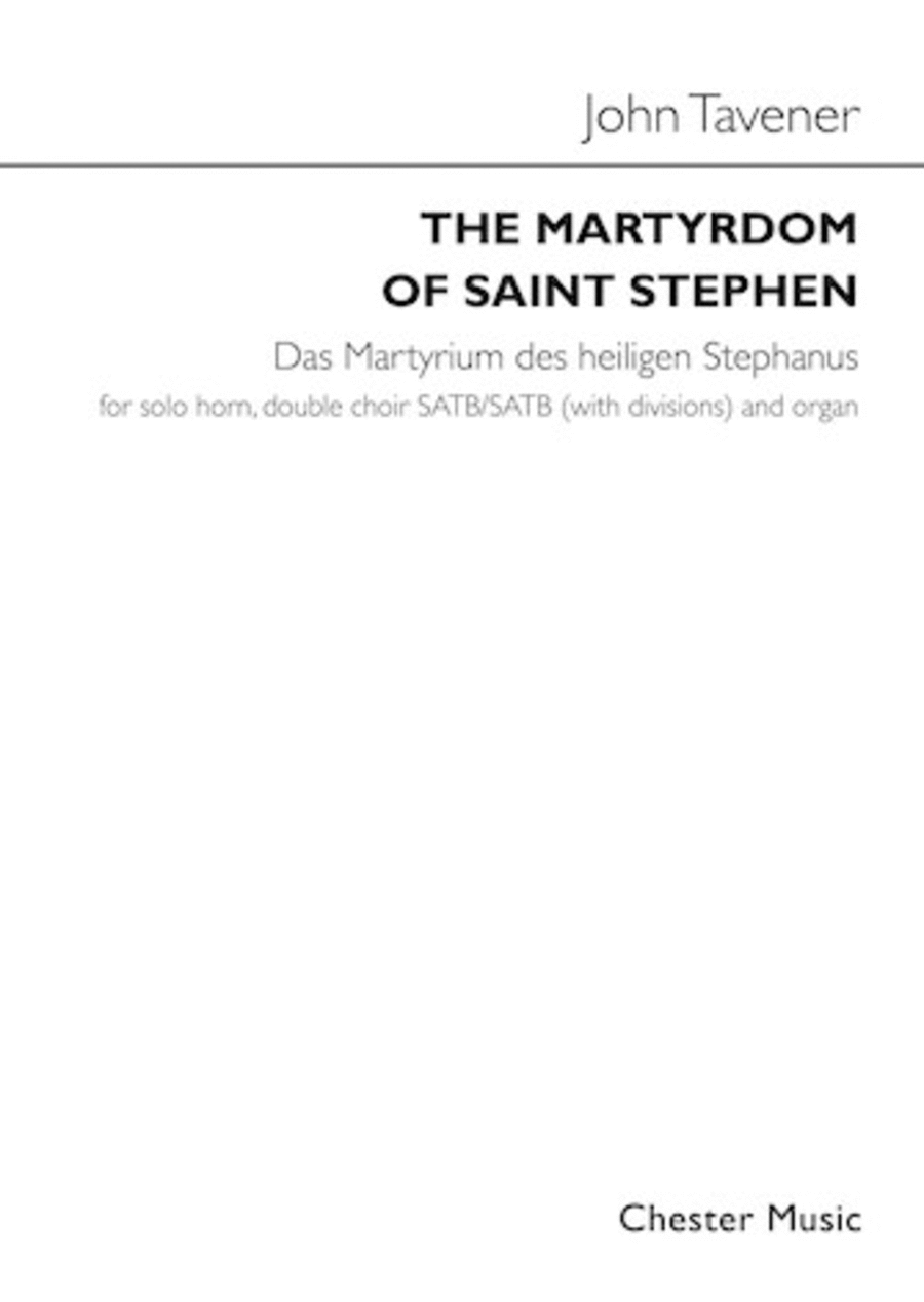 The Martyrdom of St Stephen