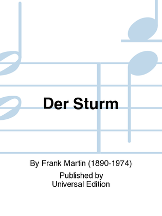 Book cover for Der Sturm