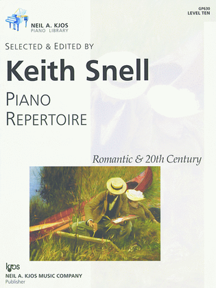 Book cover for Piano Repertoire: Romantic & 20th Century, Level 10