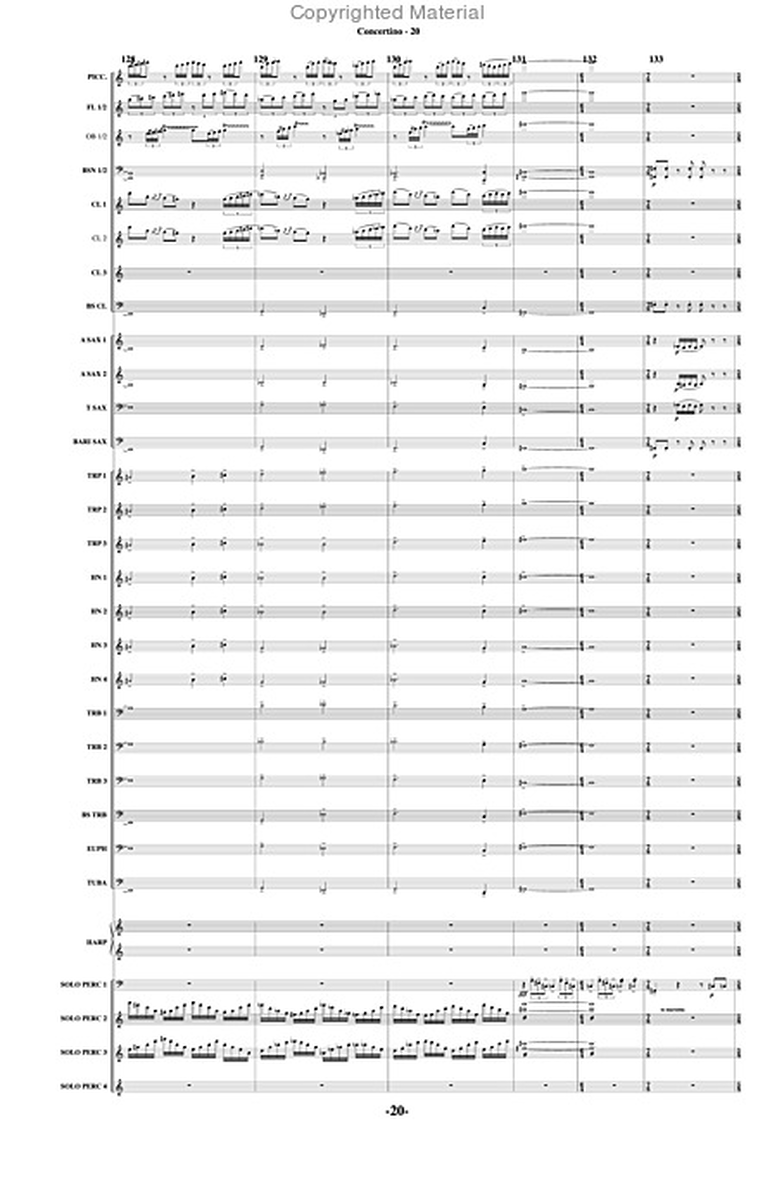 Concertino for 4 Percussion image number null