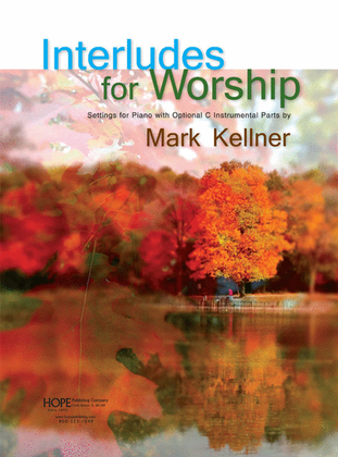 Book cover for Interludes for Worship (Settings for Piano with opt. C Instr.)-Book