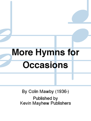 Book cover for More Hymns for Occasions