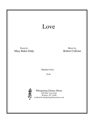 Book cover for Love medium voice