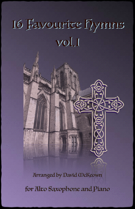 Book cover for 16 Favourite Hymns Vol.1 for Alto Saxophone and Piano