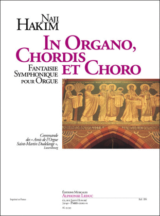 Book cover for In Organo, Chordis Et Choro Fantaisie Symphonique Pour Orgue