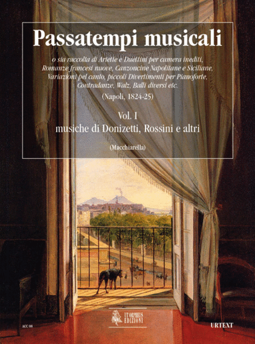 Passatempi Musicali - Vols. 1-6 (Naples 1824-25). Music by Cottrau, Donizetti, Field, Leidesdorf, Pacini, Rossini, Schubert and others - Vol. 1