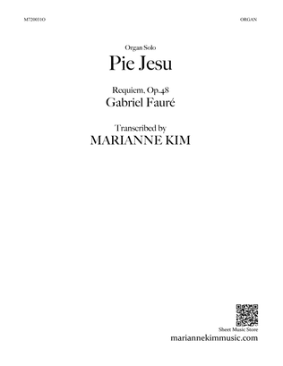 Book cover for Pie Jesus from Requiem, Op.48