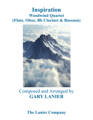 Book cover for INSPIRATION (Woodwind Quartet – Flute, Oboe, Clarinet, Bassoon with Score and Parts)